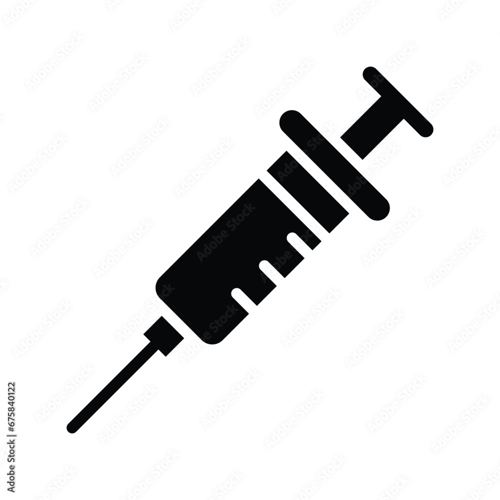 Syringe icon design, illustration design Syringe icon design, illustration design