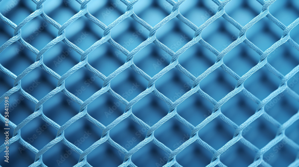 background of blue mesh. Generative Ai.