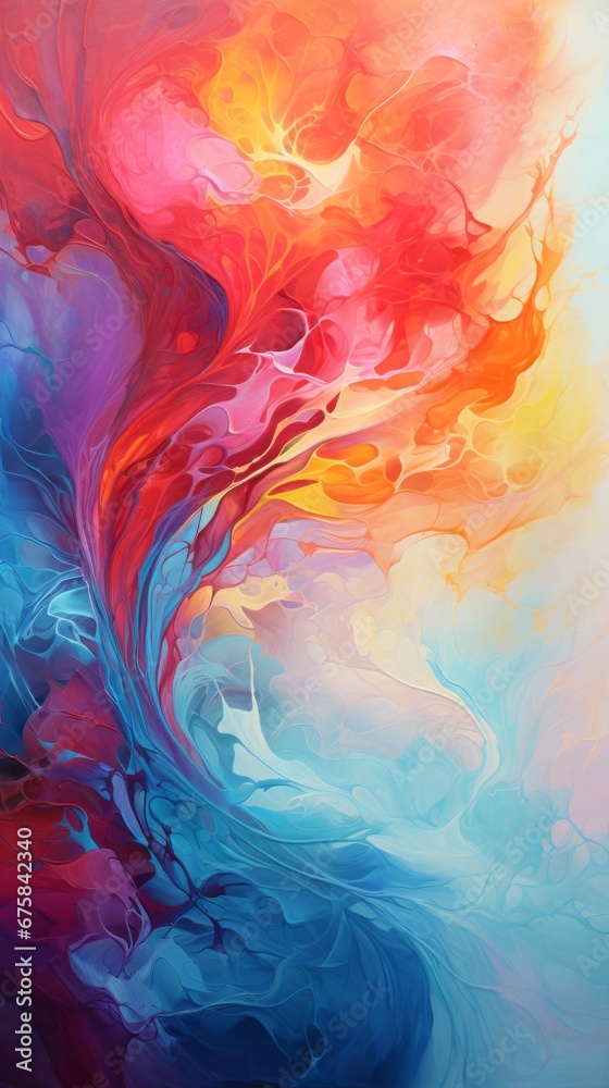 Opulent Impasto: Symphony of Colors with Rich, Thick Texture Opulent Impasto: Symphony of Colors with Rich, Thick Texture