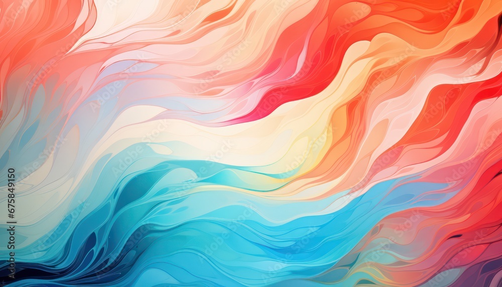 Obraz premium abstract background that simulates the appearance of marbled paper, with elegant swirls of faint color.