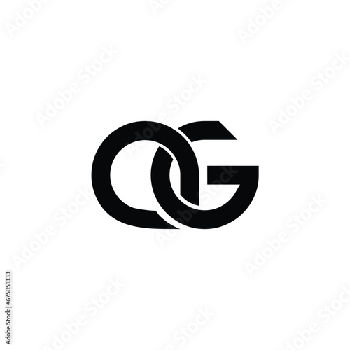 Initial Letter AG Logo or GA Monogram Logo Design Vector file EPS, simple elegant AG icon logo letter