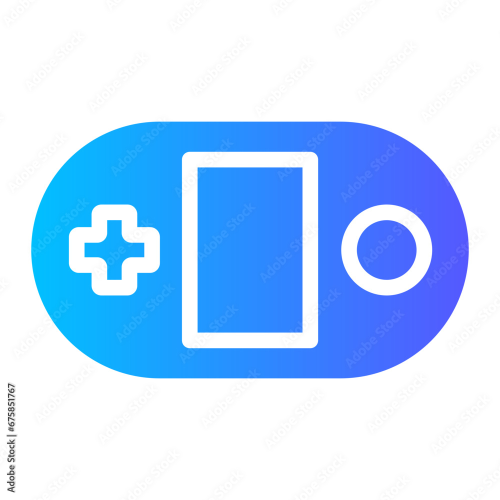 Fototapeta premium game console gradient icon