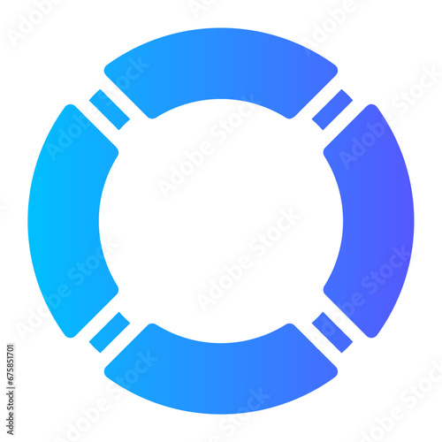 chew toy gradient icon