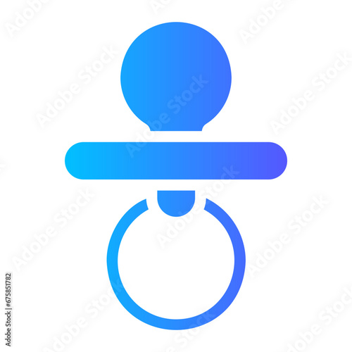 pacifier gradient icon