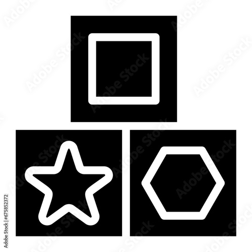 blocks glyph icon