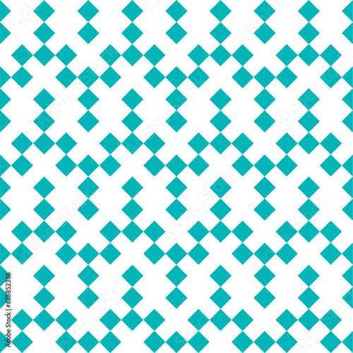 Seamless pattern with geometric motifs in 2 colors. Vector illustration.