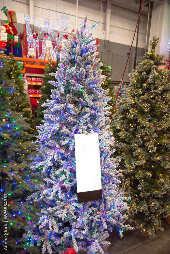 Holiday time Madison™ 6.5' Green Pine Christmas Tree with Multicolour