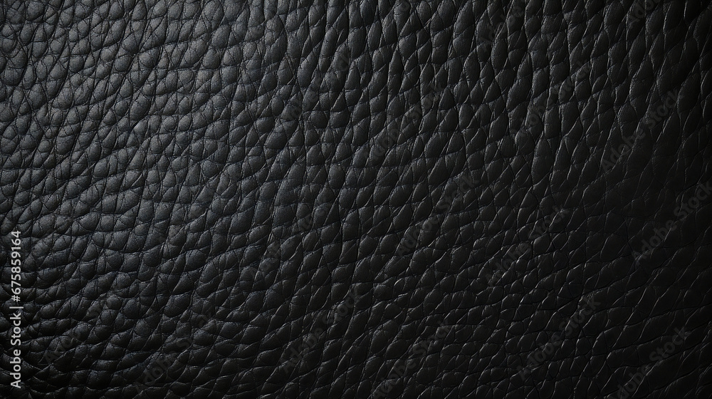 Black leather texture close up Black leather texture close up