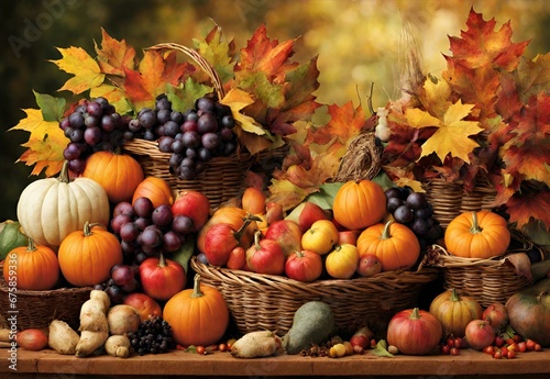 Autumn Harvest  Bountiful Abundance.