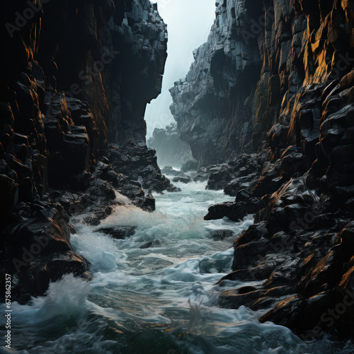  Lava tube entrance at the zenith of the day 