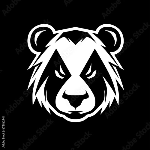 Panda - High Quality Vector Logo - Vector illustration ideal for T-shirt graphic