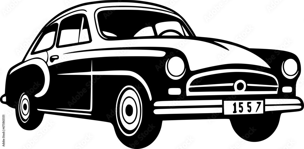 Car - Minimalist and Flat Logo - Vector illustration Car - Minimalist and Flat Logo - Vector illustration