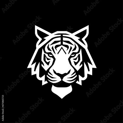 Wallpaper Mural Tiger - High Quality Vector Logo - Vector illustration ideal for T-shirt graphic Torontodigital.ca