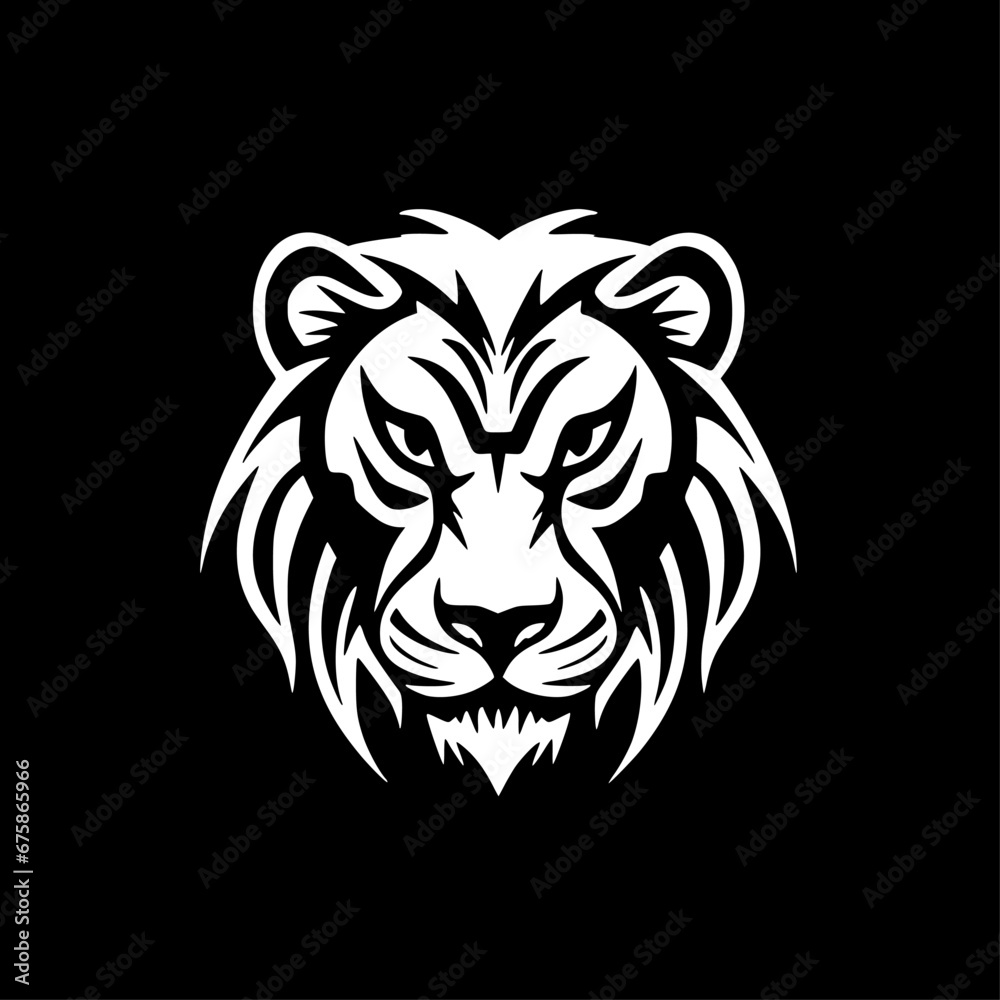 Fototapeta premium Tiger - Minimalist and Flat Logo - Vector illustration