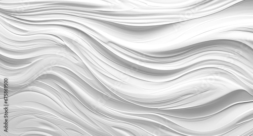 white flowing wave cement texture on wall