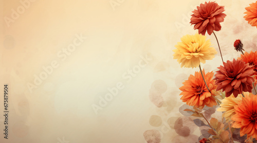 Beautiful Background Illustrating the Splendor of Blossoming Flowers for Engaging Visuals