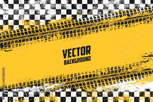 Car racing grunge background colorful
