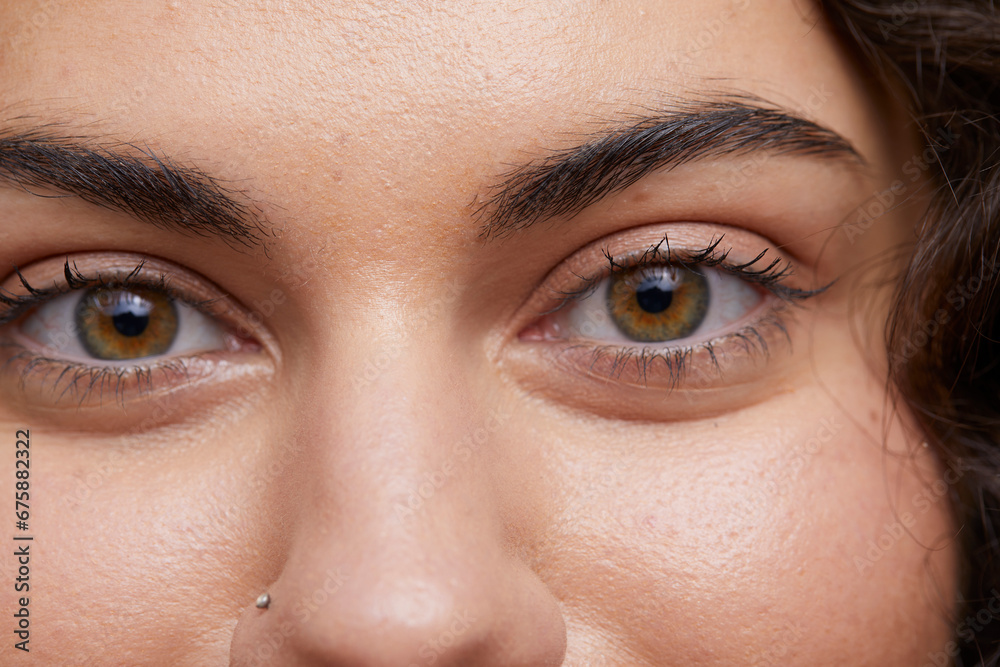 Fototapeta premium Close-up portrait of young woman