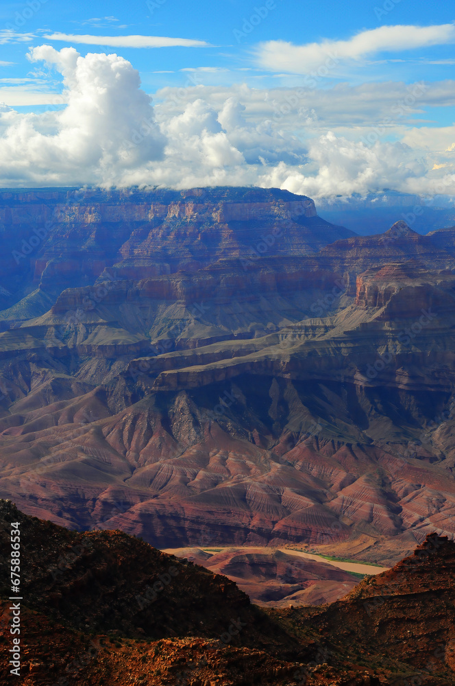 Cloudy Day At The Grand Canyon Arizona