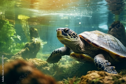 Turtle Tales: Exploring the Grace and Resilience of Ancient Shelled Wonders © Teps