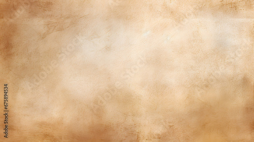 abstract brown background or cream background of vintage grunge background texture parchment paper, light brown pape. generative AI. photo