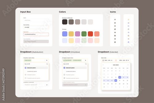 Product program platform UI kit design sources