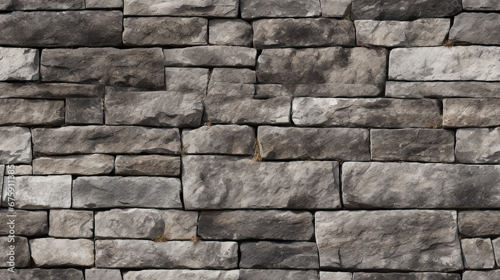 Nahtlose Steinwand-Textur für vielfältige Designprojekte und Hintergründe, Pattern, Muster
