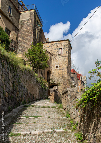 Sant'Agata de Goti, Italy - one of the most beautiful villages in Southern Italy, Sant'Agata de Goti displays several narrow alleys and corners photo