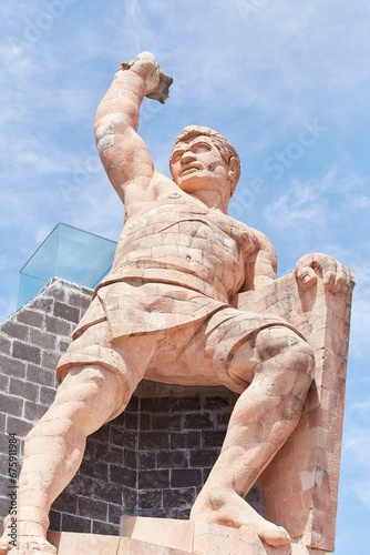 The Monumento Al Pipil in Guanajuato, dedicated to the Mexican independence hero photo
