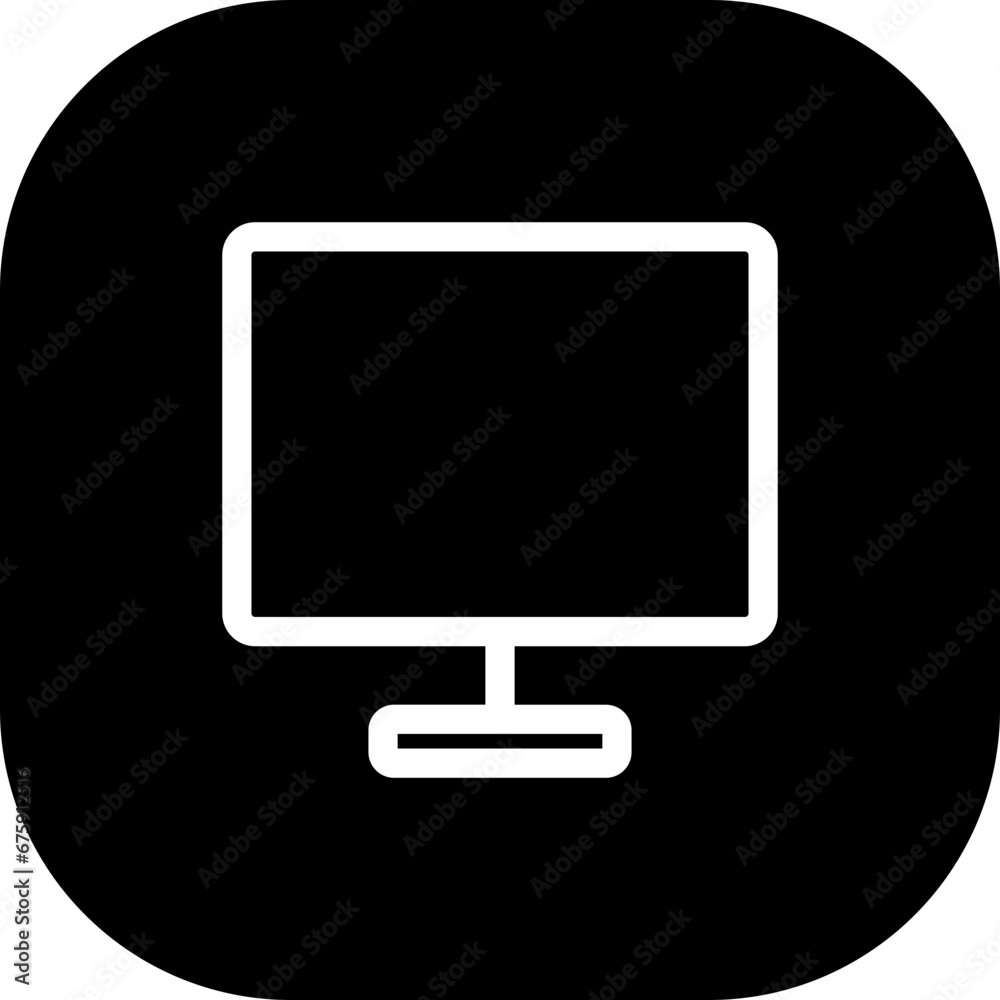 Monitor devices icon with black filled line outline style. technology, display, computer, business, monitor, screen, design. Vector Illustration Monitor devices icon with black filled line outline style. technology, display, computer, business, monitor, screen, design. Vector Illustration