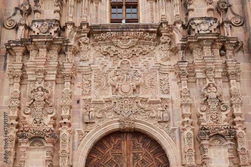 The stunning baroque Church of San Cayetano in Guanajuato's Valenciana district photo