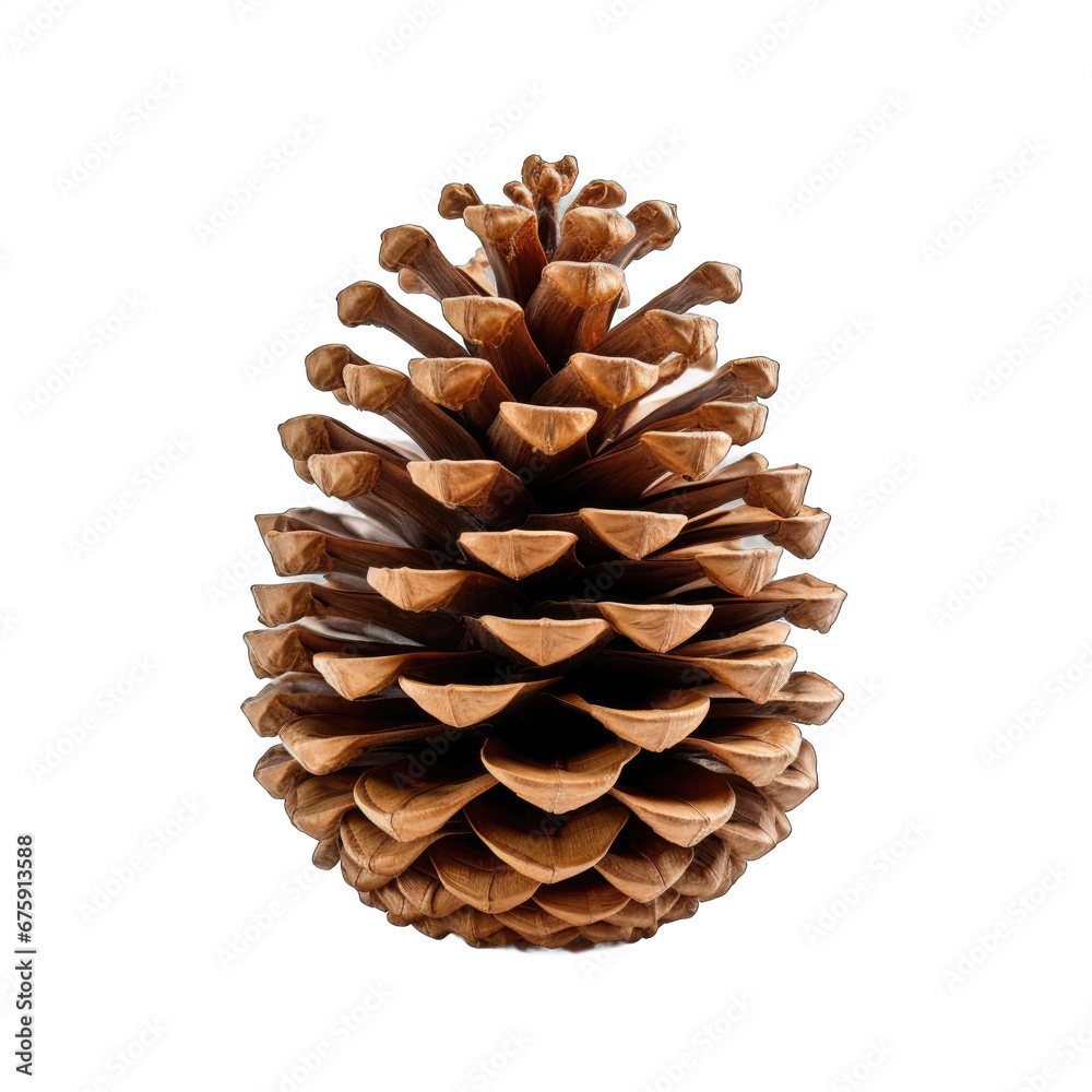 Virginia pine cone isolated on transparent background Virginia pine cone isolated on transparent background