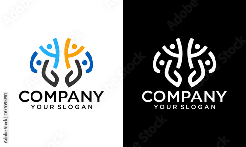 people comunity logo,for comunity people and busines logo simple modern