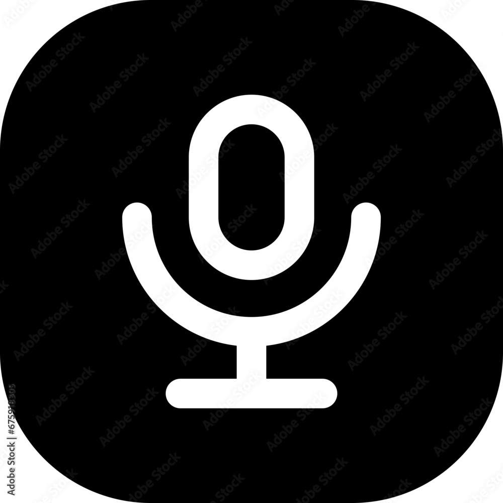 Microphone devices icon with black filled line outline style. microphone, audio, mic, music, communication, sound, studio. Vector Illustration Microphone devices icon with black filled line outline style. microphone, audio, mic, music, communication, sound, studio. Vector Illustration