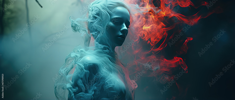 Spectral Vision: A Colorful and Stunning Ghost, Ideal for Screensavers and Desktop Backgrounds
Spectral Vision: A Colorful and Stunning Ghost, Ideal for Screensavers and Desktop Backgrounds