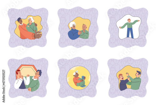 Social relationship vector illustration. Building partnerships leads to shared success and collective progress Society thrives when individuals prioritize building meaningful relationships The social