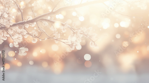 Snow Winter Abstract Christmas Background: Festive Silver Red Glitter Sparkle © Spear