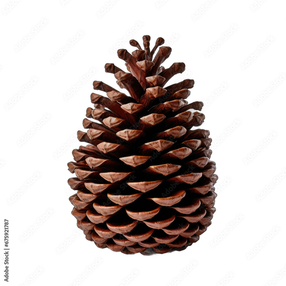Chir pine cone isolated on transparent background Chir pine cone isolated on transparent background