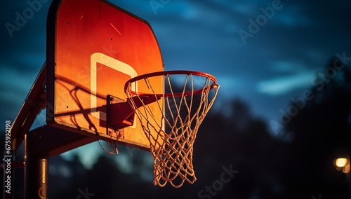 basketball hoop and net © Mynn Shariff