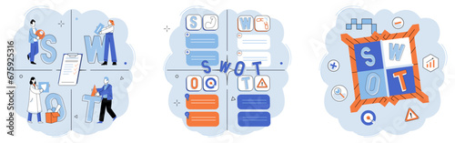 Analysis tool. Business intelligence. Vector illustration Finance and optimization are interconnected for business success Search engines play vital role in online marketing Effective planning