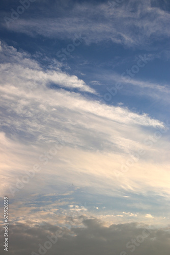 Skyscape. Cumulus clouds in close-up. © Vadym
