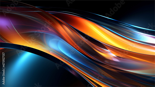 abstract background with colorful wave 0199