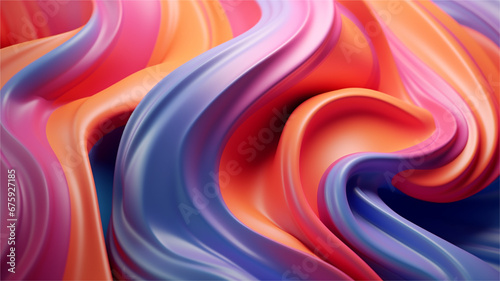 abstract background with colorful wave 0107