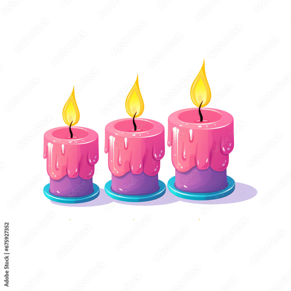 Candles of various color Candles of various color
