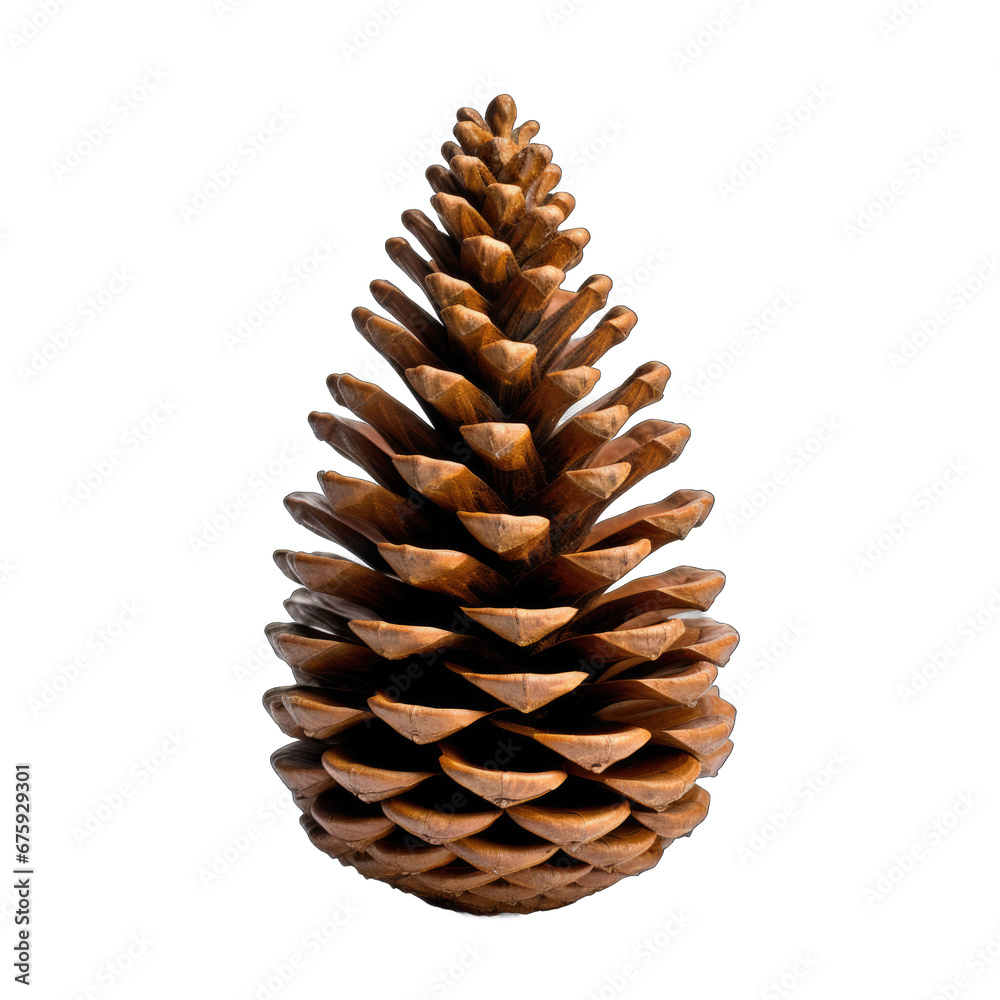 Amabilis fir cone isolated on transparent background Amabilis fir cone isolated on transparent background