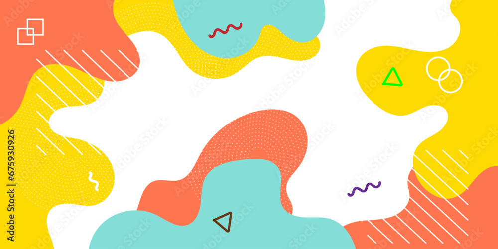Abstract pop art background with wave pattern. Vector pattern. Color wave template and presentation, overlay geometric design Abstract pop art background with wave pattern. Vector pattern. Color wave template and presentation, overlay geometric design