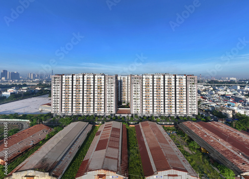 apartment buildings - thuduc district - hochiminh - vietnam