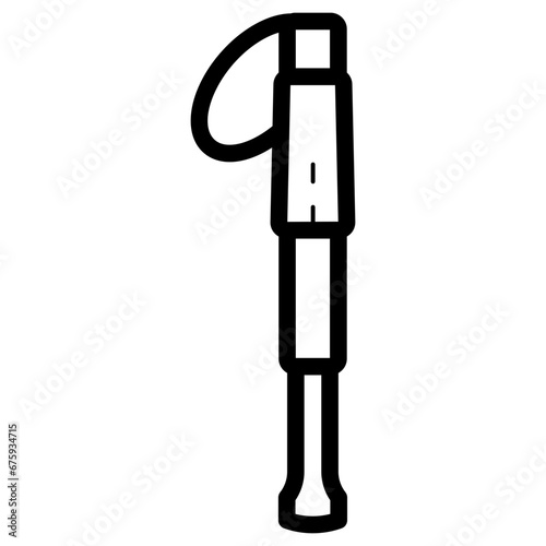 trekking pole icon