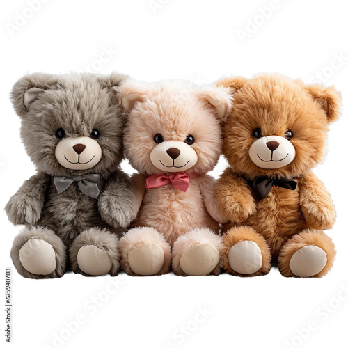  toy bear on transparent background 