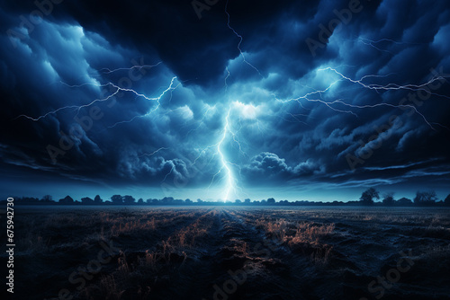 Dangerous and violent lightning, lightning storm events.